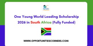One Young World Leading Scholarship 2026 in South Africa (Fully Funded) One Young World Leading Scholarship 2026 in South Africa (Fully Funded)