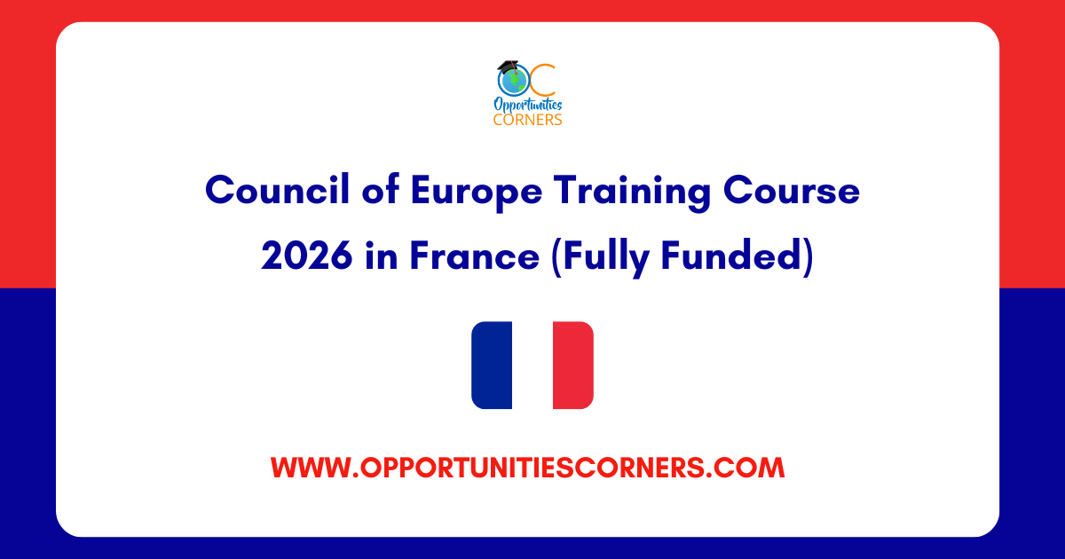 Council of Europe Training Course 2026 in France (Fully Funded)