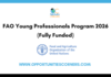 FAO Young Professionals Program 2026