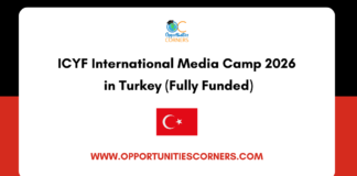 ICYF International Media Camp 2026 in Turkey (Fully Funded) ICYF International Media Camp 2026 in Turkey