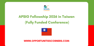 APSIG Fellowship 2026 in Taiwan