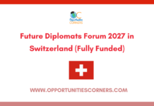 Future Diplomats Forum 2027 in Switzerland