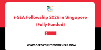 i-SEA Fellowship 2026 in Singapore