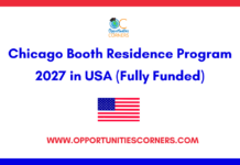 Chicago Booth Residence Program 2027