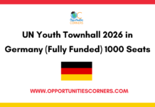 UN Youth Townhall 2026 in Germany