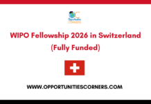 WIPO Fellowship 2026 in Switzerland