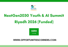 NextGen2030 Youth & AI Summit Riyadh 2026 (Funded) NextGen2030 Youth & AI Summit Riyadh 2026