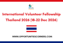 International Volunteer Fellowship Thailand 2026