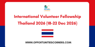 International Volunteer Fellowship Thailand 2026