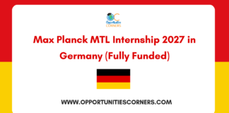Max Planck MTL Internship 2027 in Germany