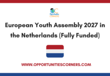 European Youth Assembly 2027 in the Netherlands