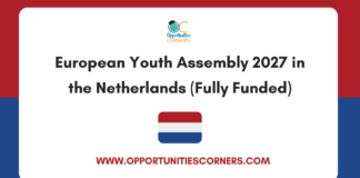 European Youth Assembly 2027 in the Netherlands