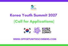 Korea Youth Summit 2027 | Call for Applications Korea Youth Summit 2027