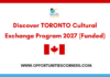 Discover TORONTO Cultural Exchange Program 2027
