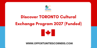 Discover TORONTO Cultural Exchange Program 2027