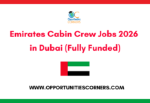 Emirates Cabin Crew Jobs 2026 in Dubai