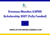 Erasmus Mundus ILSPSD Scholarship 2027