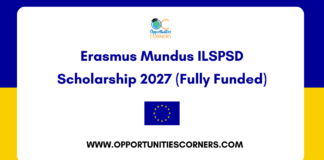 Erasmus Mundus ILSPSD Scholarship 2027
