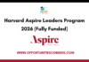 Harvard Aspire Leaders Program 2026