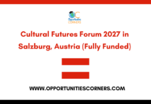 Cultural Futures Forum 2027 in Austria (Fully Funded) Cultural Futures Forum 2027 in Austria