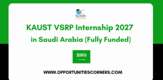 KAUST VSRP Internship 2027
