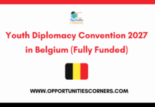 Youth Diplomacy Convention 2027 in Belgium (Fully Funded) Youth Diplomacy Convention 2027 in Belgium