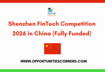 Shenzhen FinTech Competition 2026 in China (Fully Funded) Shenzhen FinTech Competition 2026