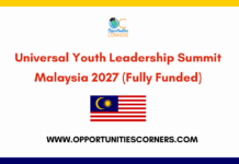 Universal Youth Leadership Summit Malaysia 2027 (Fully Funded) Universal Youth Leadership Summit Malaysia 202