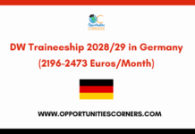 DW Traineeship 2028/29 in Germany (2196-2473 Euros/Month) DW Traineeship 2028/29 in Germany