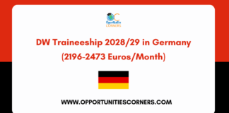 DW Traineeship 2028/29 in Germany