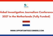 Global Investigative Journalism Conference 2027 in Netherlands
