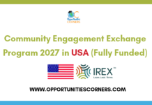 Community Engagement Exchange Program 2027 in USA (Fully Funded) Community Engagement Exchange Program 2027