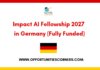 Impact AI Fellowship 2027 in Germany