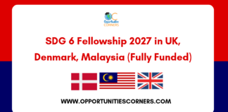 SDG 6 Fellowship 2027